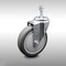 Service Caster 5 Inch SS Thermoplastic Rubber Wheel Swivel 3/8 Inch Threaded Stem Caster SCC SCC-SSTS20S514-TPRB-381615 - alternate 1